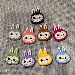 Labubu Croc Charm set